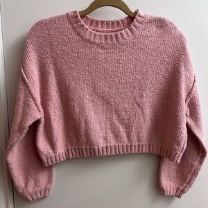 Billabong Dusty Pink Women's Crop Sweater. Size large. NT16